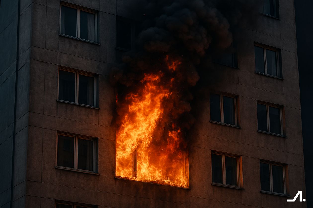 Incêndio em condomínio